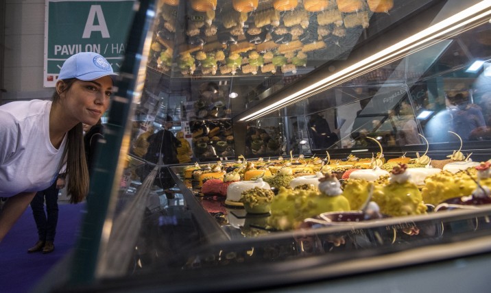 Osztrák cukrászati vállalat standja a Sirha Budapest 2018 Nemzetközi Élelmiszeripari és a HoReCa szakkiállításon a Hungexpo Budapesti Vásárközpontban 2018. február 7-én. MTI Fotó: Szigetváry Zsolt